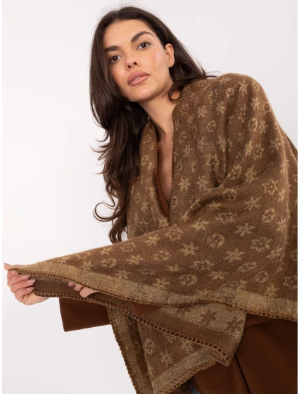 Poncho AT  camelowy model 21334752 - FPrice