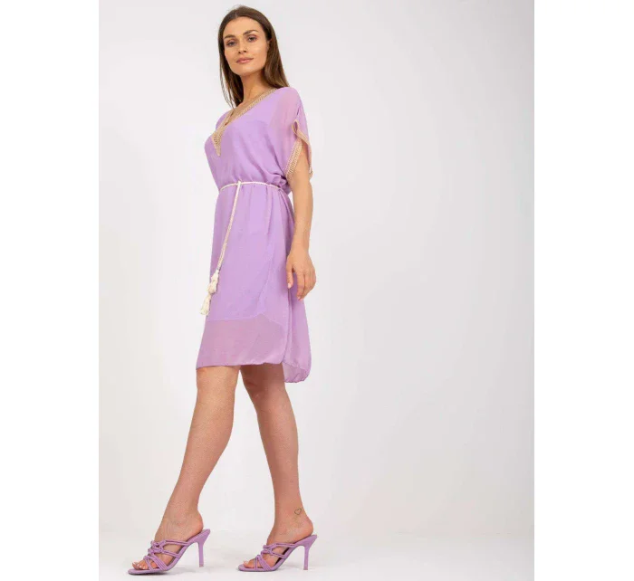 Šaty DHJ SK 1508.12 svetlo fialová