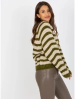 Sweter EM SW khaki model 21127117 - FPrice Sweter EM SW khaki model 21127117 - FPrice