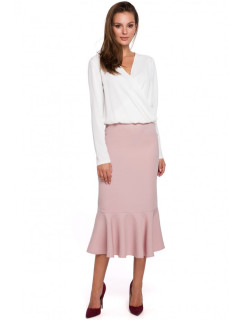 tužková sukně krepová růžová model 15103382 - Makover