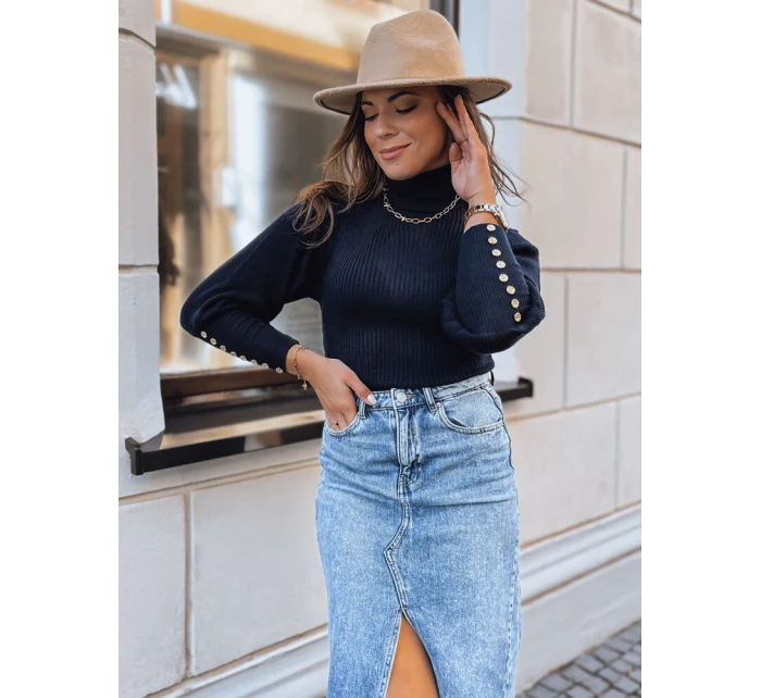 dámský svetr tmavě modrý Dstreet model 21964218 - FashionStreet