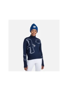 W model 21453198 Roll Neck Sweater modrá - Rossignol