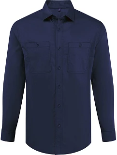 PR 021 Košile s dlouhým rukávem navy model 22461959 - Premier
