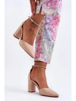 Zamszové se Béžové Diamond model 21626038 - Boto Zamszové se Béžové Diamond model 21626038 - Boto