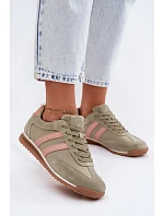 Semišové Sportovní Boty Dámské  Zelené model 22107492 - McArthur