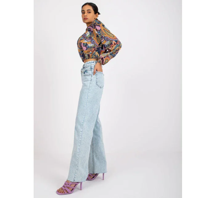 Blúzka DHJ BZ 15170.39 tmavo modrá