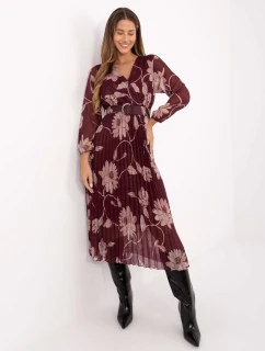 Sukienka IT SK model 21488890 bordowy - FPrice