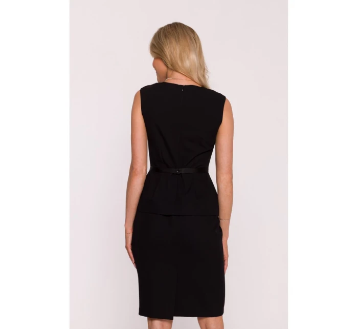 šaty černé model 21470770 - STYLOVE