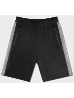 Čierne pánske športové kraťasy (8K281-3) Čierne pánske športové kraťasy (8K281-3)