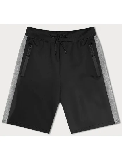 Čierne pánske športové kraťasy (8K281-3) Čierne pánske športové kraťasy (8K281-3)