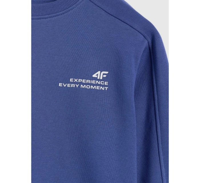 Chlapčenská mikina bez kapucne 4F 4FJRAW25TSWSM2413-31S Chlapčenská mikina bez kapucne 4F 4FJRAW25TSWSM2413-31S