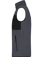 Daiber JN 1310 Pánska fleecová vesta 02.1310 carbon/black