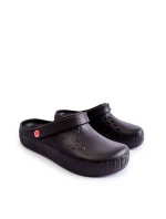 Męskie Lekkie Klapki Chodaki Big Star II175001 Czarne