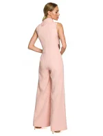 Kombinéza bez rukávů s pudrová model 18004289 - Moe Kombinéza bez rukávů s pudrová model 18004289 - Moe