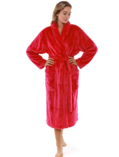 Dámsky župan LIlly extra 2120 červený - Vestis