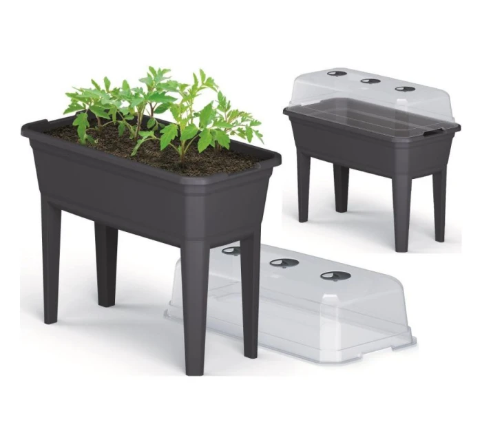 STOJACA SKLENENENÁ SADA RESPANA ECOLINE 74,6x77,7x36,8 cm ANTRACIT detské