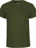 Neutral O 30001 Detské tričko z biobavlny 77.3001 military