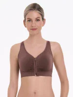 Lynn chirurgická podprsenka tvarovaná, predné zapínanie 5768X berry - Anita Care