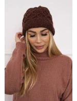 Roma Bis fleecová čiapka K235 hnedá