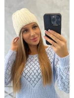 Dámska čiapka Rebeka K345 ecru Dámska čiapka Rebeka K345 ecru