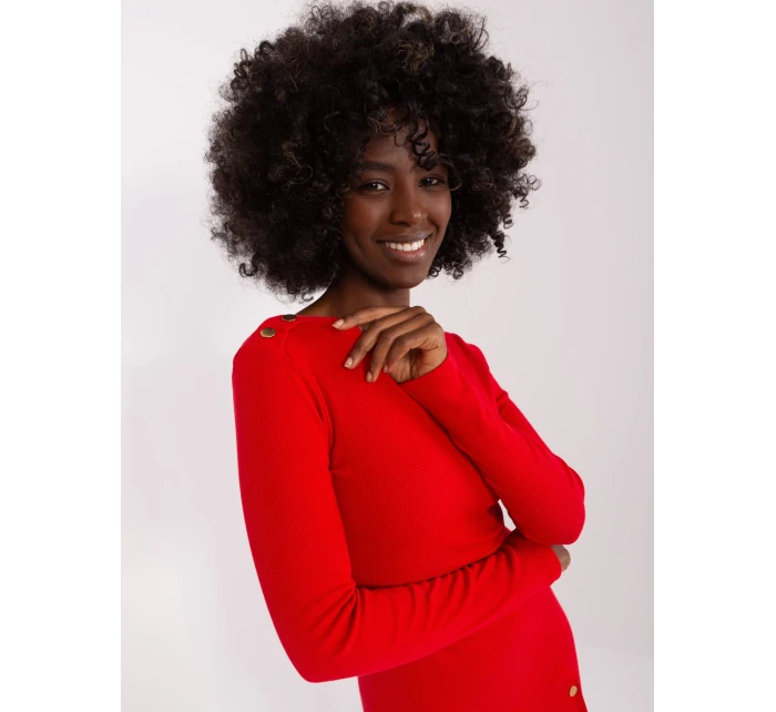 Šaty RV SK model 16974380 červená - FPrice Šaty RV SK model 16974380 červená - FPrice