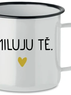 I LOVE YOU - biela plechovka 350 ml