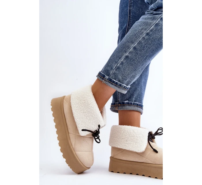 Snehové topánky model 191030 Krok vo veľkom štýle Snehové topánky model 191030 Krok vo veľkom štýle