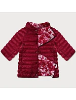 Dámska plus size bunda s 3/4 rukávmi Minoritská červená/mäkká (M23-7010-16)