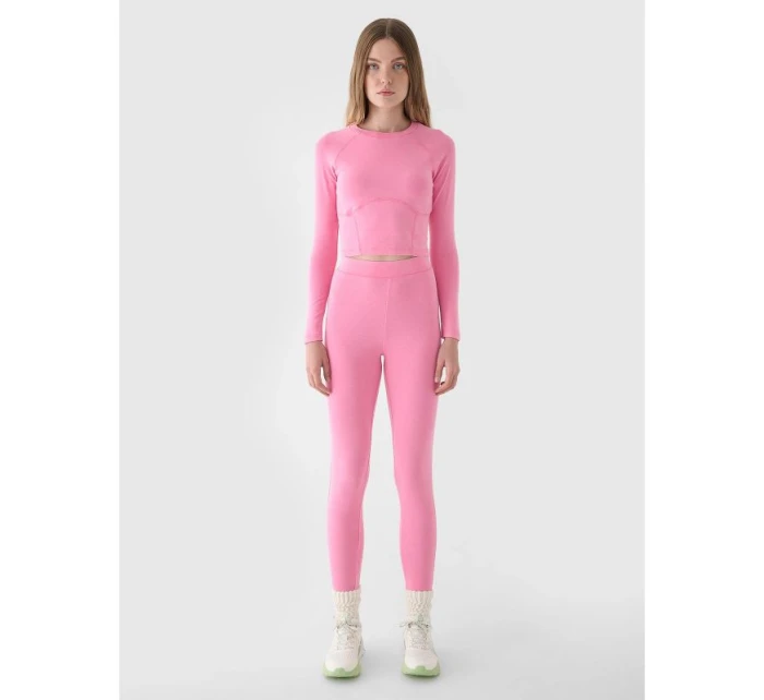 Dámské hladké tričko s dlouhým rukávem model 21432511 - 4F