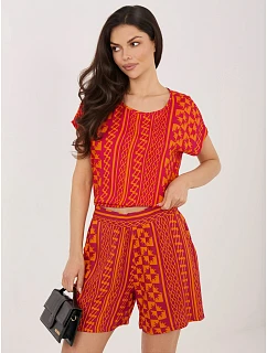 Szorty model 22076779 pomarańczowy - FPrice