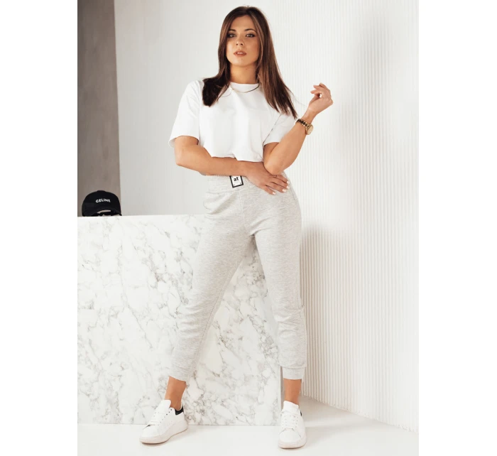 Dámské tepláky šedé model 21972393 - Dstreet