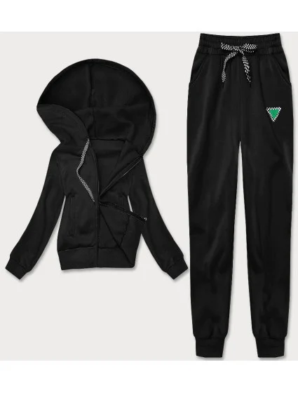 Dámska športová súprava čierna (YP-1137)