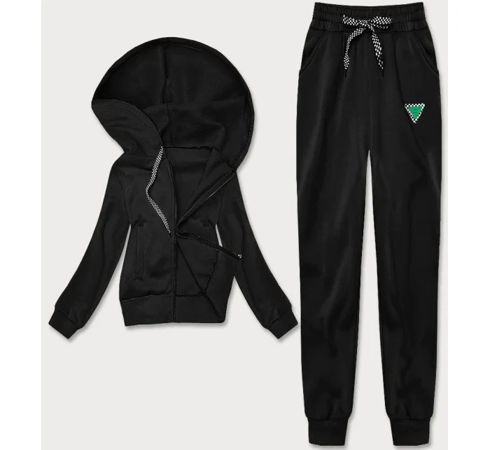 Dámska športová súprava čierna (YP-1137)