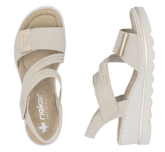 Sandały damskie na  model 22086974 - Rieker