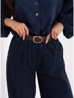 Spodnie IT SP model 21722853 granatowy - FPrice Spodnie IT SP model 21722853 granatowy - FPrice