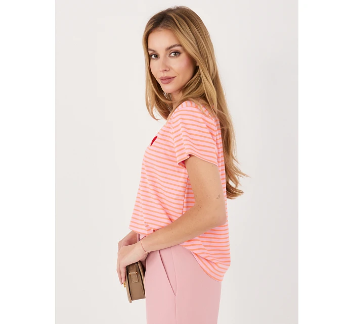 Tričko IT TS 22397.89 tmavoružové