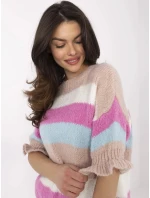 Jumper MI SW 1903.94 bielo-ružový