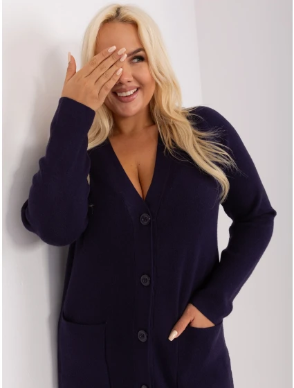 Sweter PM SW PM model 18965374 granatowy - FPrice Sweter PM SW PM model 18965374 granatowy - FPrice
