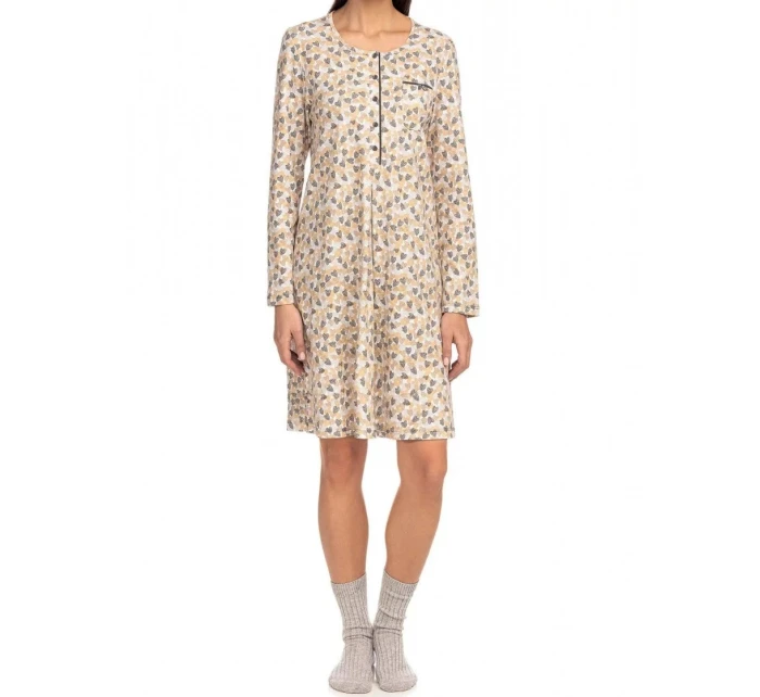 Dámska nočná košeľa 15386 - 425 - Potlač srdce - Vamp