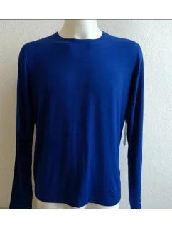 Pánské tričko s dlouhým rukávem model 21066321 modré - Ralph Lauren