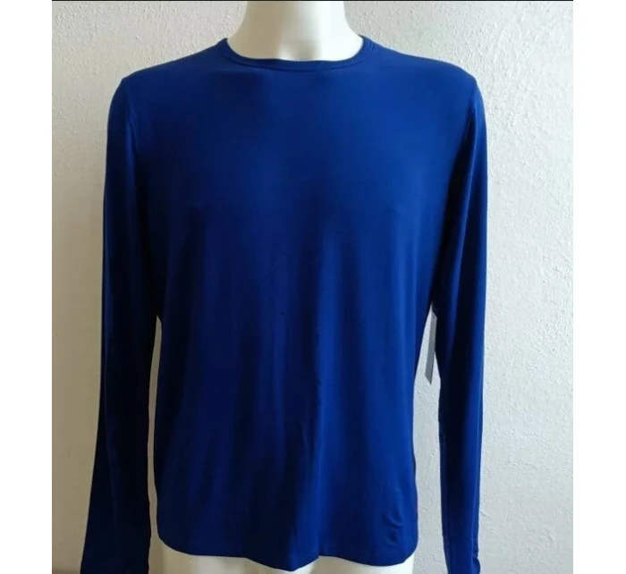 Pánske tričko s dlhým rukávom 714753030001 blue - Ralph Lauren