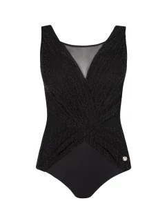 Dámske jednodielne plavky Lucerne 5 S1006V1LC5 Black - Self