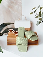 Dámske žabky SATELIVA green FashionStreet ZY0971