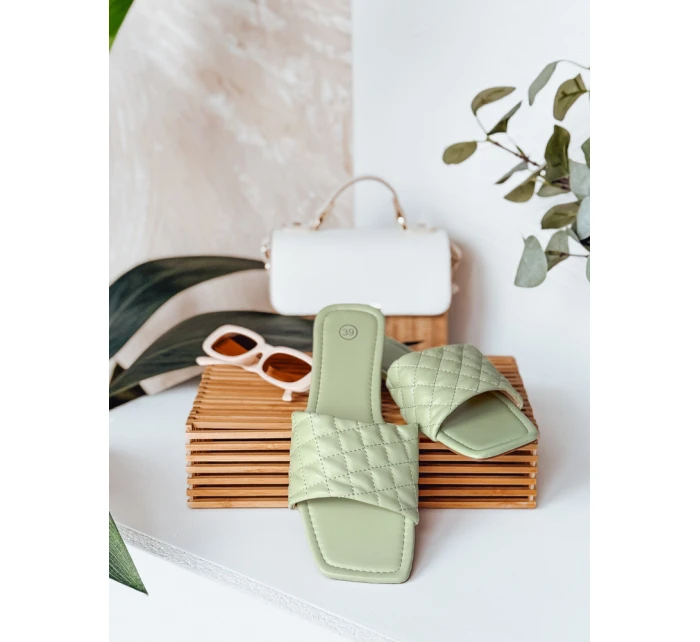Dámske žabky SATELIVA green FashionStreet ZY0971