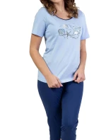 Dámske pyžamo 688 modré - REGINA