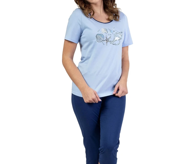 Dámske pyžamo 688 modré - REGINA