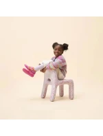 Affenzahn barefoot topánky Slipper Cotton Movy bird (01398-40010)