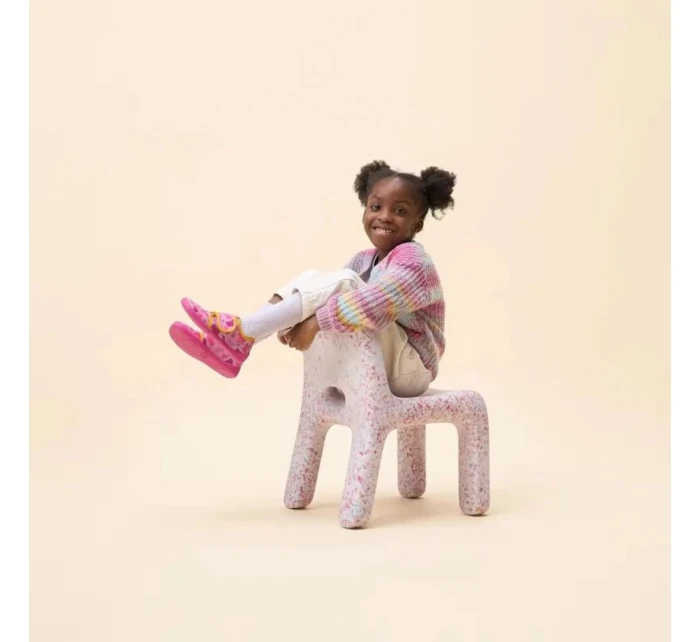 Affenzahn barefoot topánky Slipper Cotton Movy bird (01398-40010)