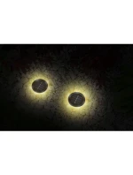 SOLÁRNE DISKOVÉ LAMPY PRE MONTÁŽ NA ZEM ALEBO NA STENU 2KS
