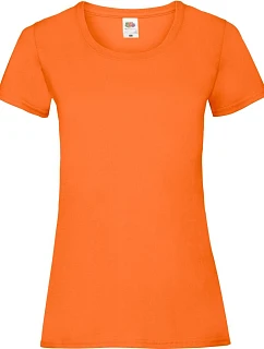 Fruit of the Loom Lady-Fit Valueweight T Dámske tričko 16.1372 oranžové